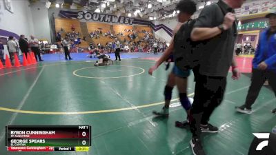 138 Boys Cons. Round 4 - Byron Cunningham, St Augustine vs George Spears, El Capitan