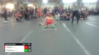 92 lbs Round 5 (8 Team) - Cooper Mathews, Black Fox Academy vs Landon Bogard, Askren WA Black