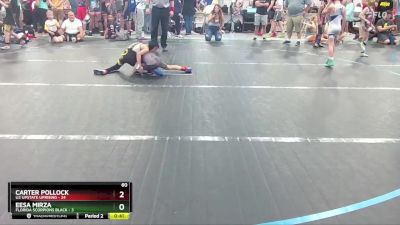 60 lbs Round 3 (10 Team) - Eesa Mirza, Florida Scorpions Black vs Carter Pollock, U2 Upstate Uprising