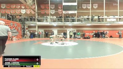 126 lbs Cons. Round 3 - Axxel Landon, Bonneville High School vs Tucker Clark, Rigby High School