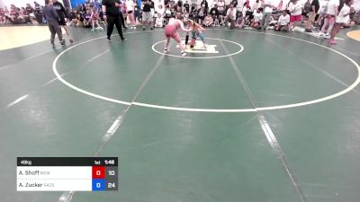 49 kg Rr Rnd 2 - Autumn Shoff, MGW Jaw Breakers vs Ava Zucker, Razor Red