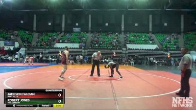 182 lbs Quarterfinal - Jameson Falciani, Hartselle vs Robert Jones, Mae Jemison