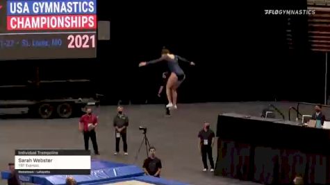 Sarah Webster - Individual Trampoline, T&T Express - 2021 USA Gymnastics Championships