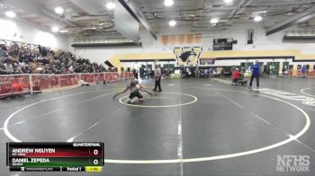 138 lbs Quarterfinal - Daniel Zepeda, Gilroy vs Andrew Nguyen, Mt. View