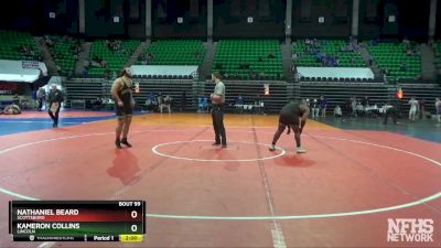 285 lbs Quarterfinal - Nathaniel Beard, Scottsboro vs Kameron Collins, Lincoln