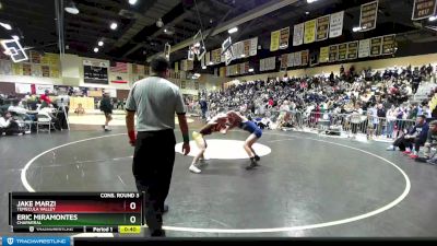 113 lbs Cons. Round 3 - Jake Marzi, Temecula Valley vs Eric Miramontes, Chaparral