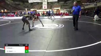 126 lbs Semifinal - Ernest Grant, South High School Wrestling vs Tigran Greyan, California