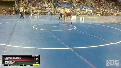 195 lbs Cons. Round 2 - Lincoln Brooks, Minot vs Zach Lilly, Fargo Davies