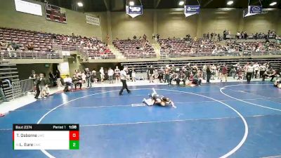 125 lbs 3rd Place Match - Lincoln Eure, Charger Wrestling Club vs Traedun Osborne, JWC