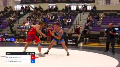 87 kg Consolation - MacAron Kukowski, Minnesota Storm vs John Stefanowicz, Navy Wrestling Club