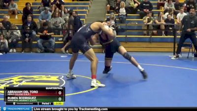 157 lbs Quarterfinal - Abraham Del Toro, Menlo College (Calif.) vs Ruben Rodriguez, Vanguard University (Calif.)