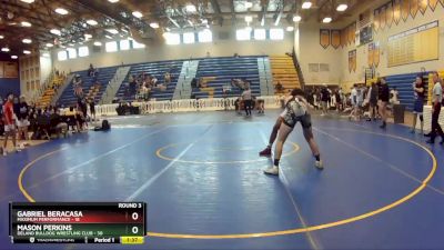 170 lbs Round 3 (8 Team) - Mason Perkins, Deland Bulldog Wrestling Club vs Gabriel Beracasa, Maximum Performance