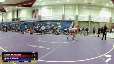 285 lbs Cons. Round 2 - Noah Tulloch, OH vs Caden Wetherell, IA