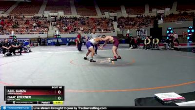 D1-215 lbs Quarterfinal - Abel Garza, Shadow Ridge vs Isaac Koerner, Queen Creek