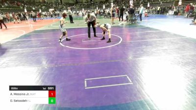 65 lbs Quarterfinal - Anthony Messina Jr., Buxton (NJ) vs Devon Setoodeh, F.l.o.w.