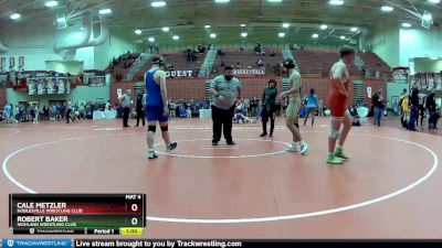 195 lbs 7th Place Match - Cale Metzler, Noblesville Wrestling Club vs Robert Baker, Highland Wrestling Club