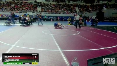 D1-150 lbs Cons. Round 3 - Michael Hunter, Higley vs Peyton Proper, Marana