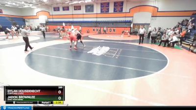 285 lbs Cons. Round 2 - Dylan Houseknecht, Cortland State vs Jadon Brownlee, Ohio Northern