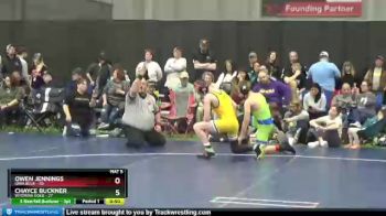 130 lbs Round 5 (6 Team) - Chayce Buckner, Wyoming Gold vs Owen Jennings, Iowa Blue
