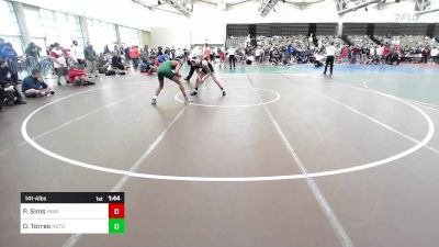 141-A lbs Semifinal - Pierre Sims, Howard vs Damianlee Torres, Notorious Wrestling Club