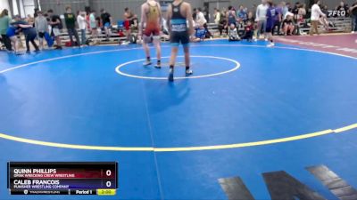 165 lbs Round 3 - Quinn Phillips, Omak Wrecking Crew Wrestling vs Caleb Francois, Punisher Wrestling Company