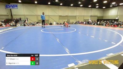 43 lbs Semifinal - Theseus Yang-Elson, Funky Singlets vs Easton Aguirre, Oklahoma Elite 9U