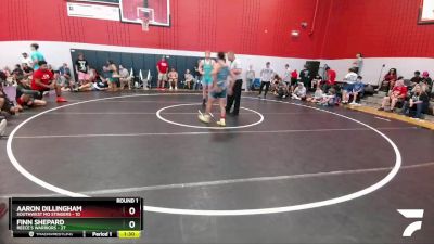 152 lbs Round 1 (6 Team) - Aaron Dillingham, Southwest MO Stingers vs Finn Shepard, Reece`s Warriors