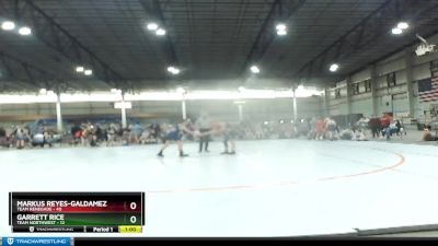 92 lbs Quarterfinals (8 Team) - Markus Reyes-Galdamez, Team Renegade vs Garrett Rice, Team Northwest