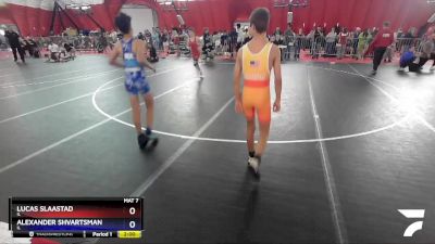 106 lbs Cons. Round 2 - Lucas Slaastad, IL vs Alexander Shvartsman, IL