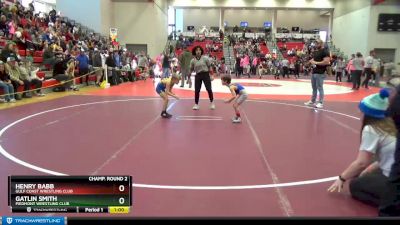 50 lbs Champ. Round 2 - Gatlin Smith, Piedmont Wrestling Club vs Henry Babb, Gulf Coast Wrestling Club