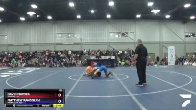 152 lbs Quarters & 1st Wb (16 Team) - David Mayora, Illinois vs Matthew Randolph, Minnesota Red