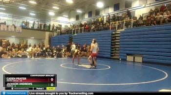 132 lbs Quarterfinals (8 Team) - Jackson Andrews, Temple vs Caden Prater, Social Circle