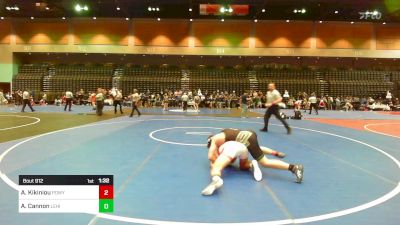 150 lbs Round Of 32 - Aleksandr Kikiniou, Poway vs Ammon Cannon, Lehi