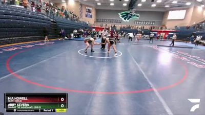 235 lbs Cons. Round 2 - Mia Howell, Heath (Girls) vs Abby Severa, Conroe The Woodlands (Girls)