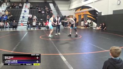 USA Juinor men-2 lbs Round 2 - Baz Diaz, Big Game vs Layen LaGue, Caveman Wrestling