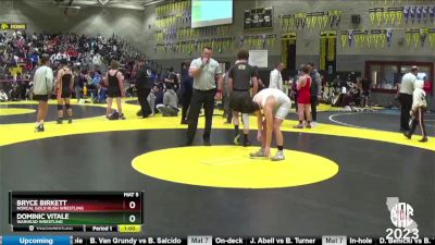 153 lbs Cons. Round 1 - Dominic Vitale, Warhead Wrestling vs Bryce Birkett, NorCal Gold Rush Wrestling