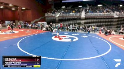 56 lbs Semifinal - Kye Camino, Douglas Wrestling Club vs Forest Wagner, Wyoming Underground Wrestling