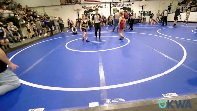 64 lbs Semifinal - Paityn McCann, Lady Outlaw Wrestling Academy vs Briggs Mattson, BAWC