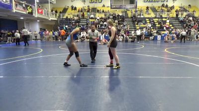 155 lbs Consy 5 - Montanna Trout, Southmoreland vs Imani Cameron-Botti, Connellsville