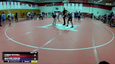 285 lbs Round 1 - Tyrese Mitchell, 843 SOT vs Brayden Keisler, Valhalla Wrestling Club