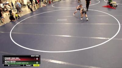 98 lbs Champ. Round 2 - Boyd Ruch, New Ulm Rolling Thunder Wrestling Club vs Chase Van Hill, MN Elite Wrestling Club