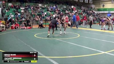 132 lbs Quarterfinal - Bryce Sears, COLERAIN vs Zachary Bergman, ANTHONY WAYNE