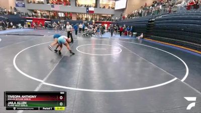 185 lbs Cons. Semi - Tiveopa Anthony, Dallas Skyline (Girls) vs Jaila Allen, Plano West (Girls)