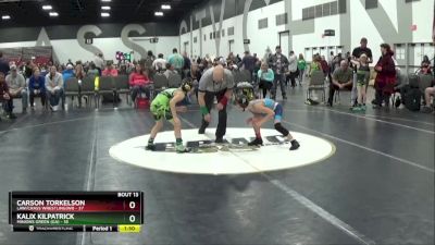 65 lbs Placement Matches (8 Team) - Carson Torkelson, LAW/Crass Wrestling(WI) vs Kalix Kilpatrick, Minions Green (GA)