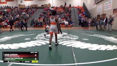 132 lbs Cons. Round 3 - Christian Douglas, Mansfield Senior vs Gage Gordon, Washington (Massillon)