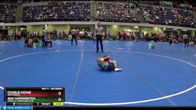 70 lbs Cons. Round 3 - Charlie Novak, New Prague vs Ben Hammarsten, Pinnacle Wrestling Club