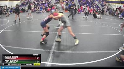 75 lbs Round 1 - Avalie Gantt, Gaston Grizzlies vs Aria Bushaw, Carolina Reapers