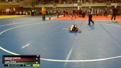 50 lbs Placement (4 Team) - Cash Little, STMA (St. Michael/Albertville) vs Sawyer Horton, Centennial