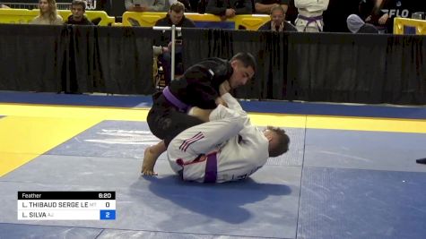 LUCAS THIBAUD SERGE LEVEZIER vs LEONARDO SILVA 2024 Pan Jiu Jitsu IBJJF Championship