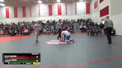 190 lbs Semifinal - Kyle Snider, Cvca vs Lucas Seese, Hubbard